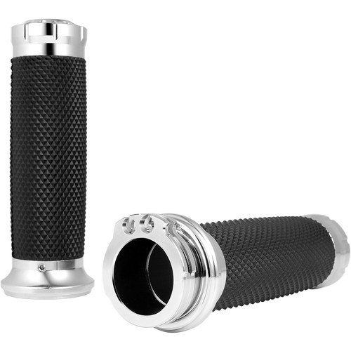 25mm 1'' Motorcycle Handlebar Hand Grips For Harley Sportster Electra Glide Dyna - Picture 10 of 13