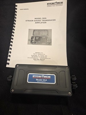 Interface SGA-A Strain Gauge Load Cell Powered Signal Conditioner, 110-230VAC