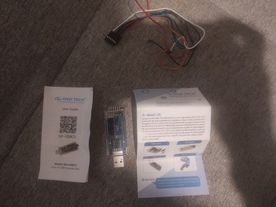 DSD TECH SH-U09C5 USB zu TTL UART Konverter Kabel mit FTDI Chip Unterstützung 5V 3,3V