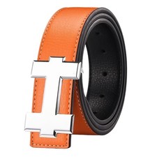 Belt Men High Quality Leather Luxury Designer Belts Buckle H for Jeans Waistband