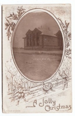 Stansbury Hall Yorke Peninsula OLD real photo POSTCARD South Australia c1907