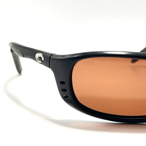 Gafas de sol Costa Del Mar BR11 marco negro marrón 580 lentes polarizadas marrones - Imagen 12 de 14