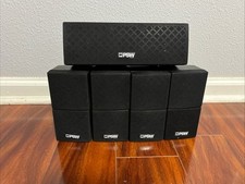 Set of 5 Black PSW S4 HD SOUND Speakers