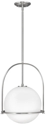 Hinkley Somerset 15 1/2" Wide Brushed Nickel Pendant Light - Picture 2 of 10