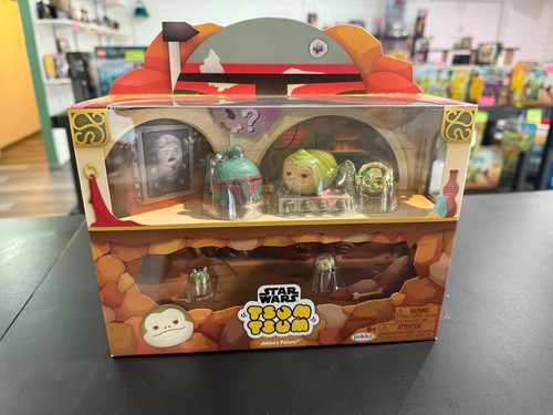 NUOVO! Disney Tsum Tsum Star Wars Jabba'S Palace Deluxe set a tema - Foto 1 di 2
