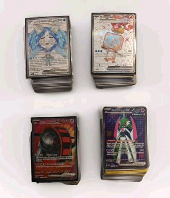 101 Pokemon Karten- 60 Commons, 40 Holos/Reverse Holo,1 seltene Fullart Ex Karte