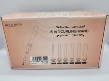 Juego de varita rizadora 6 en 1 BESTOPE Pro rizador de pelo 6 barriles intercambiables nuevo