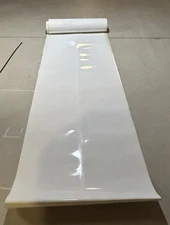 Forbo Siegling  White Conveyor Belt 26' 8" L, 36" W, center rib, New