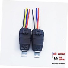 40/30 amps 12VDC 5-pin Waterproof Relay with 5-pin Wire Harness Heavy-Duty