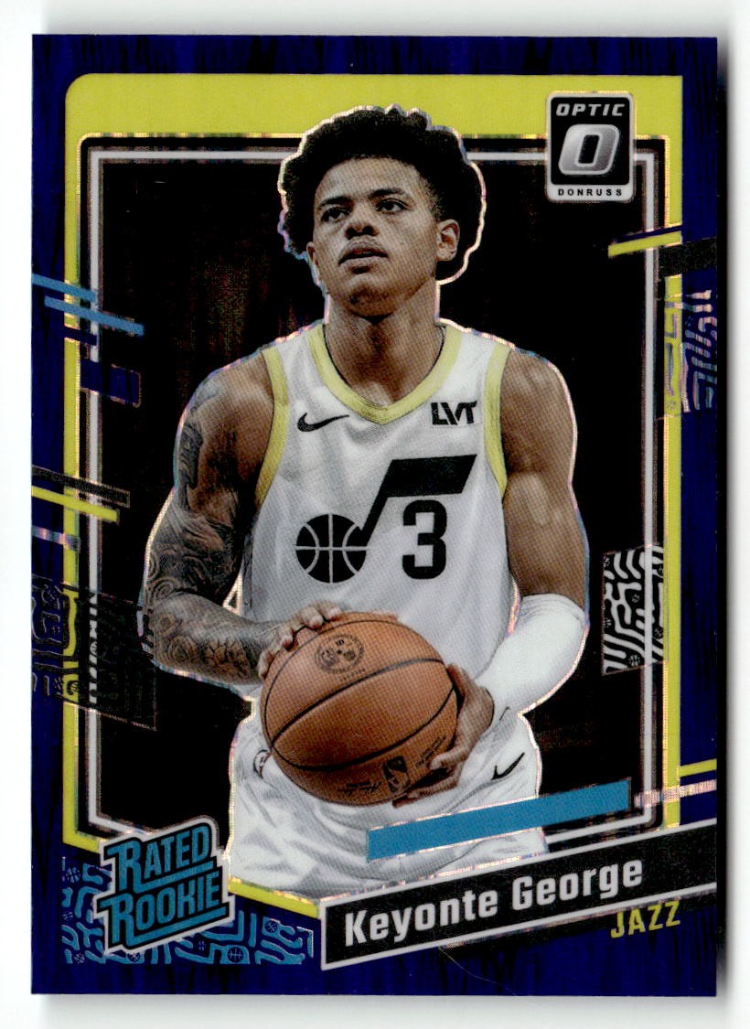 Donruss 2023-24 Donruss Optic #223 Purple Keyonte George RC