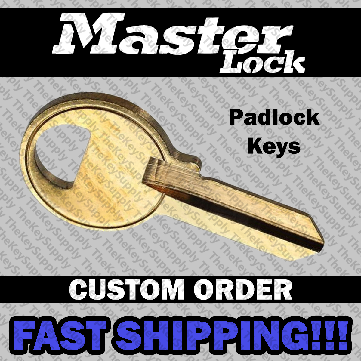 Master Lock Padlock Replacement Keys - Custom Order | eBay