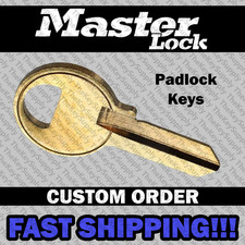 Master Lock Padlock Replacement Keys - Custom Order