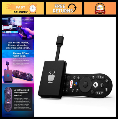 4K Streaming Device with Live TV, Dolby Vision HDR & Atmos Sound - Android TV Pl
