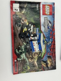 Lego Jurassic World 75917 Booklet 1&2 Instructional Manual Only