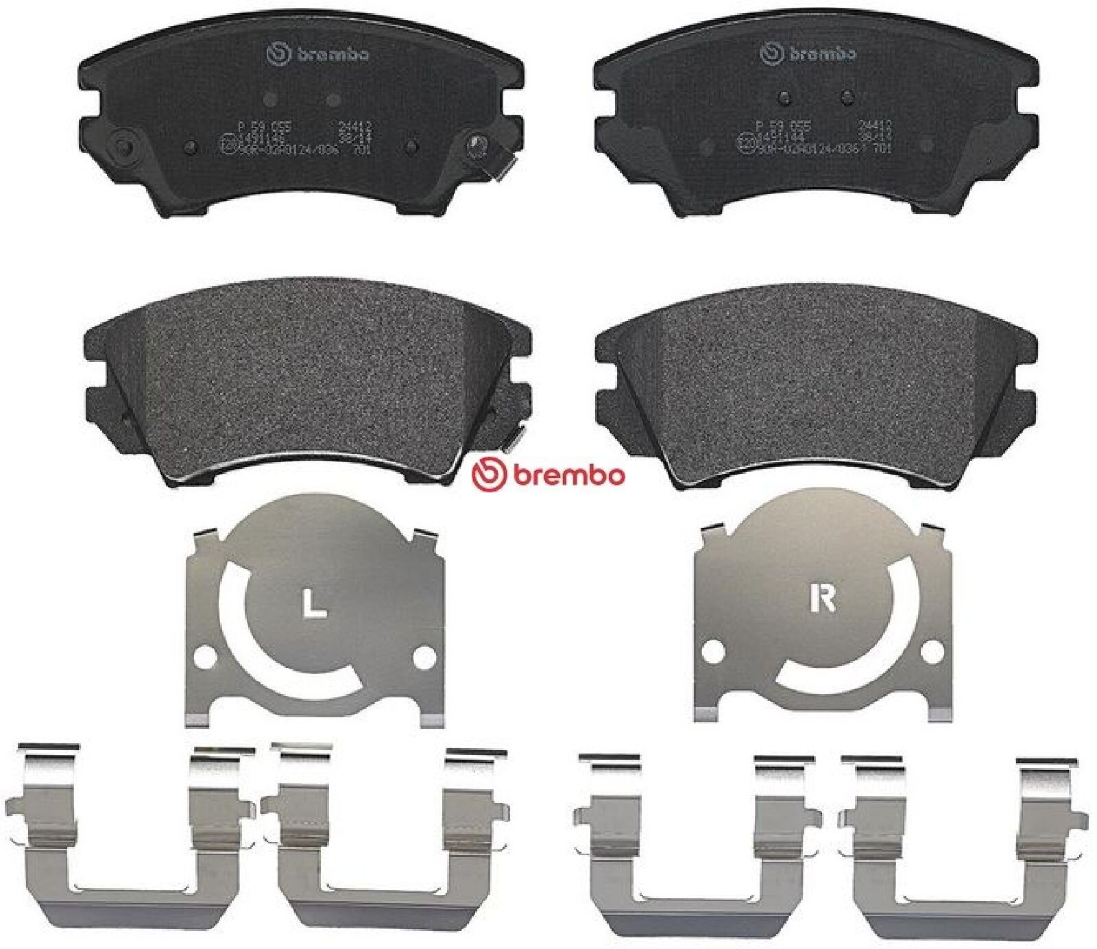 Brembo Bremsbelagsatz Vorne Größe 9 P 59 055 - Bild 3