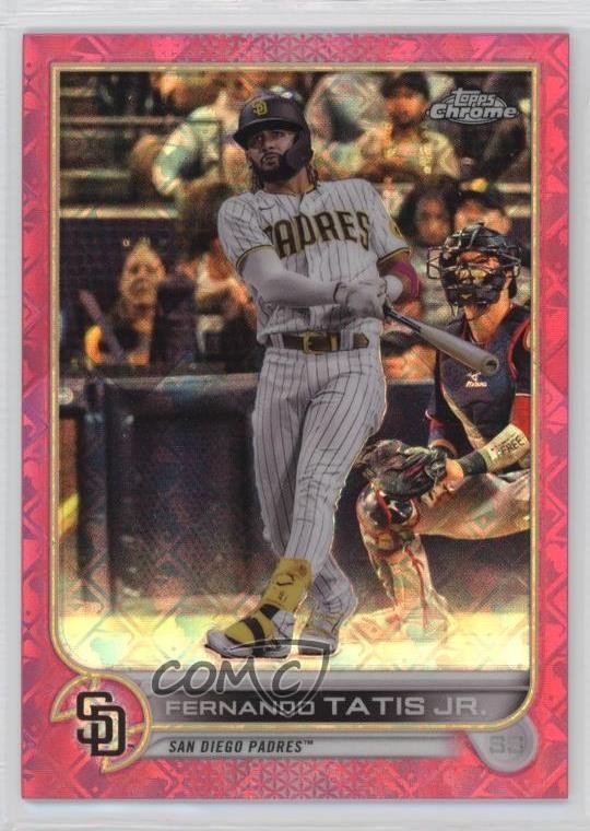 2022 Topps Chrome Logofractor Edition Pink Refractor /199 Fernando Tatis Jr 1g7n