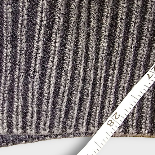 Abercrombie & Fitch XL Mens Sweater Oversized Gray Knit Ribbed Crewneck Classic - Picture 7 of 11