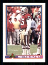 1991 Bowman #488 Michael Carter San Francisco 49ers 59299