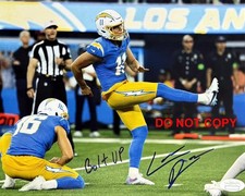 Cameron Dicker LOS ANGELES CHARGERS Signed Autographed REPRINT 8x10 Photo RP