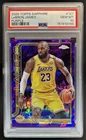2025-26 Topps Chrome Sapphire LeBron James Purple Refractor #/75 Lakers PSA 10