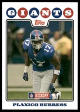 2008 Topps Kickoff #118 Plaxico Burress New York Giants