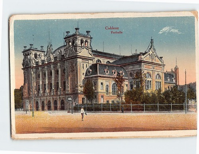 #ad Postcard Festhalle Koblenz Germany $8.99