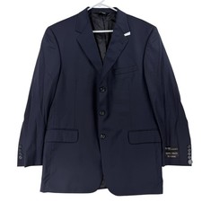 Jos. A. Bank Suit Jacket Mens 42R Navy 100 Wool 3 Button Signature Mitchell NWT