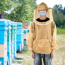 AU Orange Beekeeping Tools Beekeeping Protective Jacket Beekeeper Veil Suit
