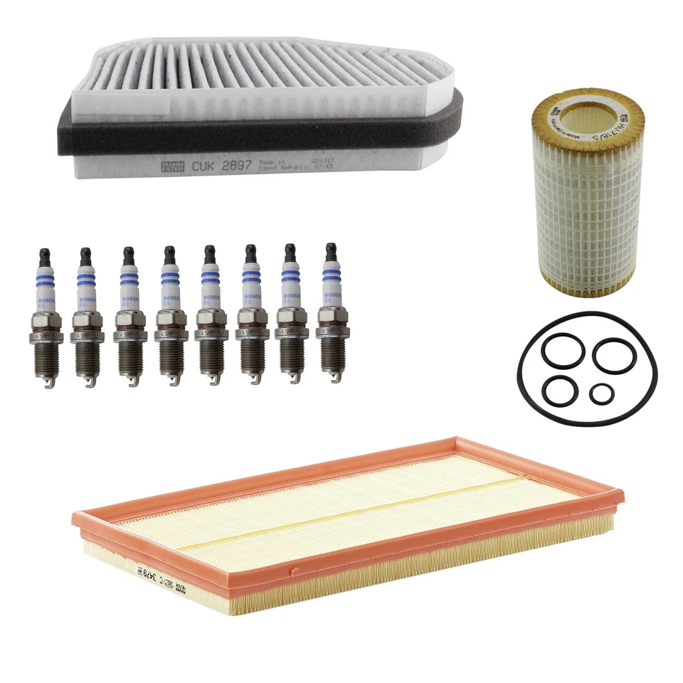 Kit de servicio de filtro de filtro Mann para Mercedes-Benz CLK430 Foto 2 de 2