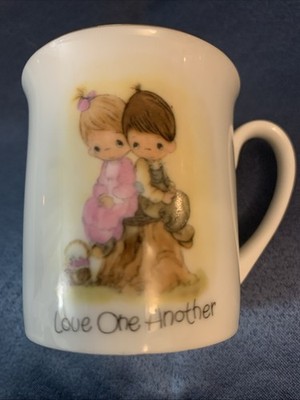 Precious Moments 1984 Love One Another Porcelain Mug Cup