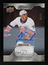 2023-24 Upper Deck Engrained Rookies Ebony 45/49 Arnaud Durandeau #139 18n5