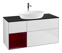 Villeroy & Boch Finion Waschbeckenunterschrank FüR Becken Mittig Regal Links...