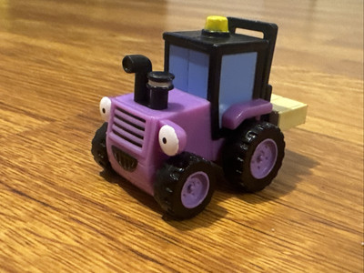 Hasbro Bob The Builder Trix The Forklift Purple 2002 Vehicle 3'' x 1.75''