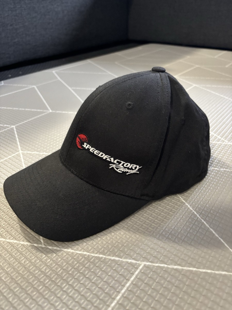SpeedFactory Flexfit Cap Size S/M Black Hat Small/Medium Racing