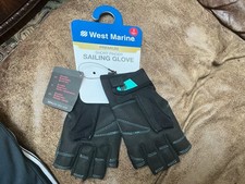 Premium woman  s short finger sailing gloves, New, Small