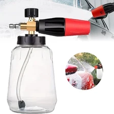 Snow Foam Washer Gun Car Wash Soap Lance Cannon Spray Pressure Jet Bottle Nozzle