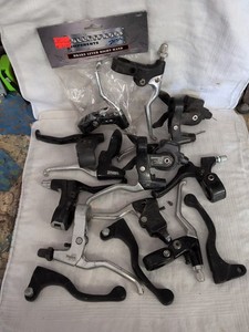 HUGE LOT Of 15 BRAKE LEVERS MOUNTAIN BIKE FLAT BAR V-BRAKE SHIMANO Dia-compe 