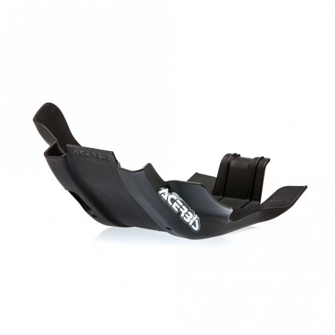 Acerbis Skid Plate - KTM EXC250/300 17-19 Husky TE250/350 17-19 (Black/White)