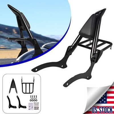 Sissy Bar Backrest Luggage Rack For YAMAHA XVS1100 Drag star Classic 2000-2011
