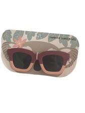 Toddler Sunglasses UV400 Kids Shades Purple Peach Flexible Frame Summer Baby