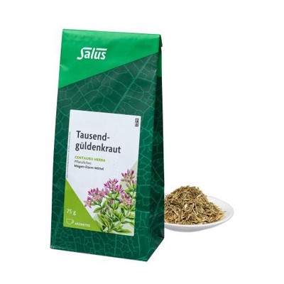 2x TAUSENDGÜLDENKRAUT Arzneitee Centaurii herba Salus 75 G