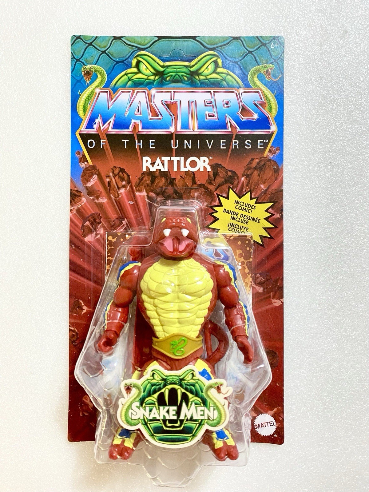 Rattlor Snake Men 2022 Origins MASTERS OF THE UNIVERSE Origins Motu