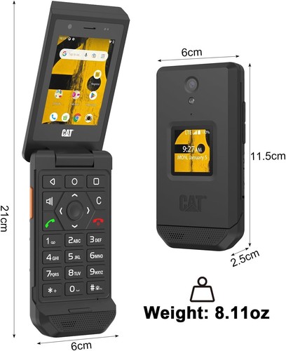 CAT S22 robustes Klapphandy entsperrt (16GB) 2,8" Touchscreen Smartphone Handy... - Bild 7 von 8
