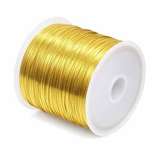 Tarnish Resistant Copper Beading Wire 26 Gauge 0.4MM 328ft Jewelry Making