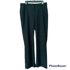 Talbots Dress Pants Trousers Wool Blend Black Curvy Fit Size 10