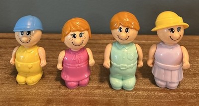 Vintage 90 s My Happy Town Happy Folks Family Of 4
