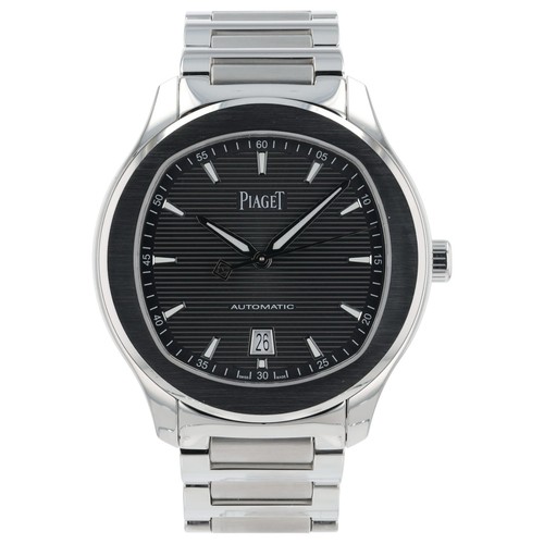 Piaget Polo Date Black Dial Stainless Steel 42mm Automatic Movement Mens P11268