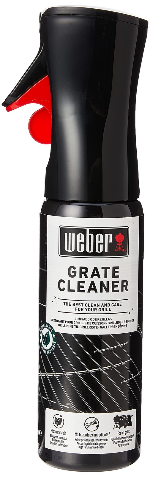 Weber Grate Cleaner/BBQ Cleaning Spray Removes Grease Dirt & Food Residue from