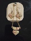 Vintage Black Hills Gold 10-12KT Pendant & Earrings — photo 2