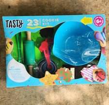 Tasty 23-Piece Kids Cookie Kit Baking Set, Reusable Silicone  Plastic 6 